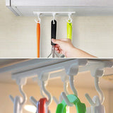 Mutifunction Vacuum Rack Kitchen Wall Sucking Hanger (Pack of 4)