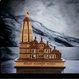 Decorative Showpiece Wood Temple for Gift