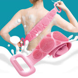 Back Scrubber- Silicone Body Double Side Bathing Back Scrubber