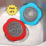 Sink Drain Silicone Sink Stopper (Pack of 2)