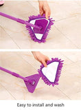 Multifunctional Adjustable Floor Cleaning Mop Cloth Home Kitchen Dust Mop Cloth