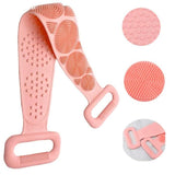 Back Scrubber- Silicone Body Double Side Bathing Back Scrubber