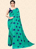 Bollywood Georgette Saree Green