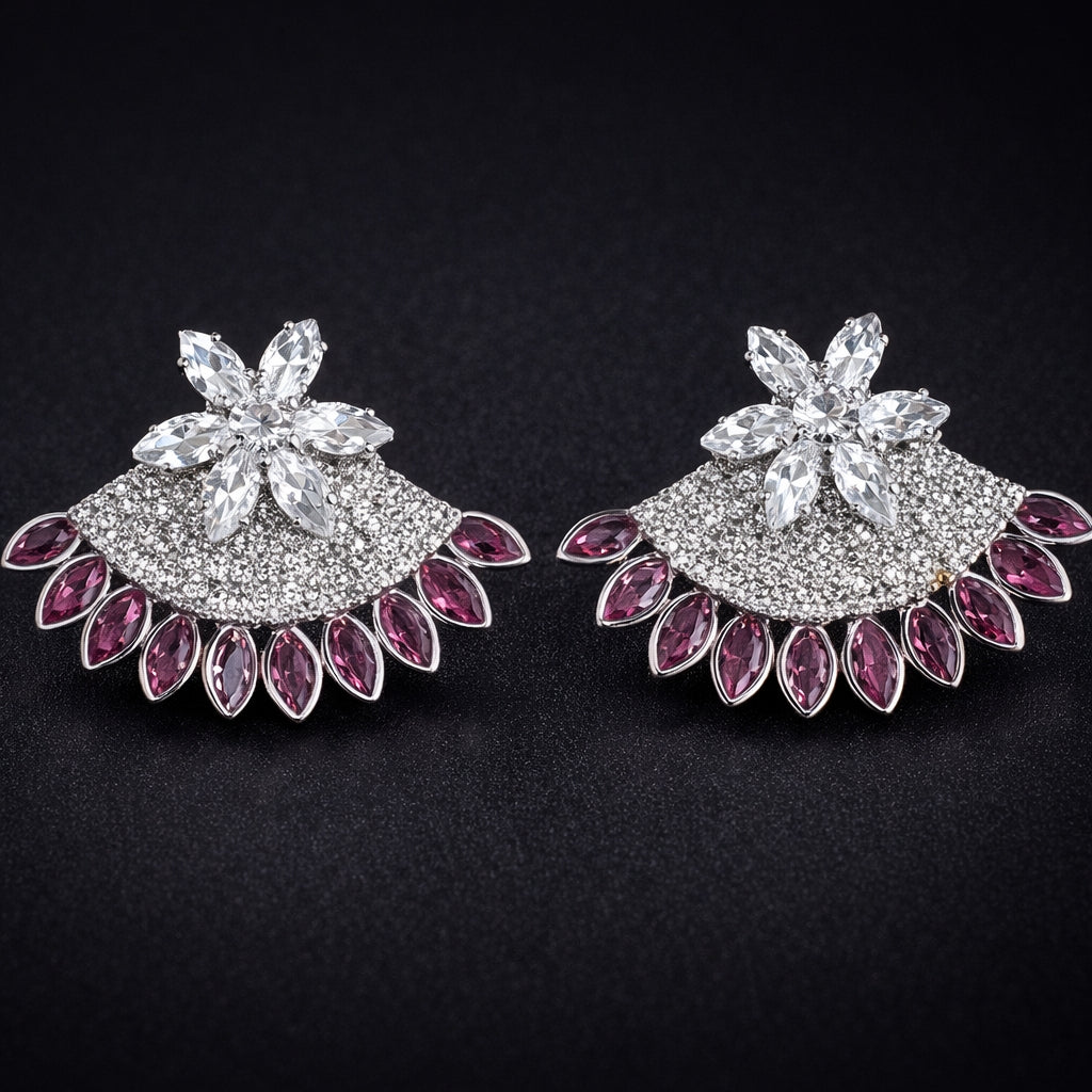 Rosé Radiance Earrings – perfect for a romantic, festive collection